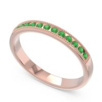 Half Eternity Milgrain Channel Set Tulita Band