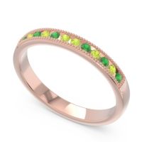 Half Eternity Milgrain Channel Set Tulita Band