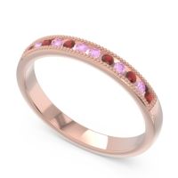 Half Eternity Milgrain Channel Set Tulita Band