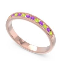 Half Eternity Milgrain Channel Set Tulita Band