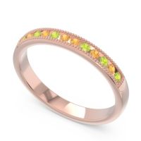 Half Eternity Milgrain Channel Set Tulita Band