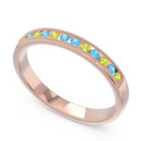 Half Eternity Milgrain Channel Set Tulita Band