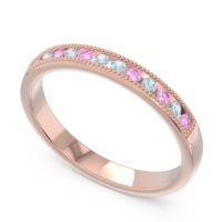 Half Eternity Milgrain Channel Set Tulita Band