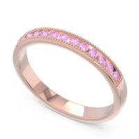 Half Eternity Milgrain Channel Set Tulita Band