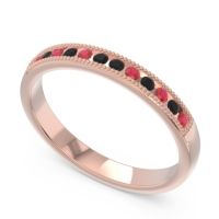Half Eternity Milgrain Channel Set Tulita Band