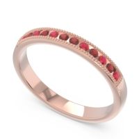 Half Eternity Milgrain Channel Set Tulita Band
