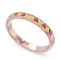 Half Eternity Milgrain Channel Set Tulita Band