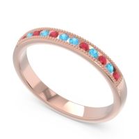 Half Eternity Milgrain Channel Set Tulita Band
