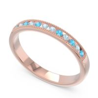 Half Eternity Milgrain Channel Set Tulita Band