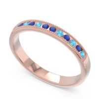 Half Eternity Milgrain Channel Set Tulita Band