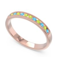 Half Eternity Milgrain Channel Set Tulita Band
