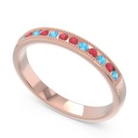 Half Eternity Milgrain Channel Set Tulita Band
