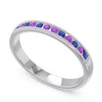 Half Eternity Milgrain Channel Set Tulita Band