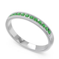 Half Eternity Milgrain Channel Set Tulita Band