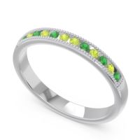 Half Eternity Milgrain Channel Set Tulita Band