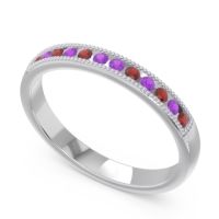 Half Eternity Milgrain Channel Set Tulita Band