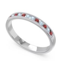 Half Eternity Milgrain Channel Set Tulita Band