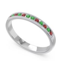 Half Eternity Milgrain Channel Set Tulita Band