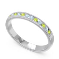 Half Eternity Milgrain Channel Set Tulita Band