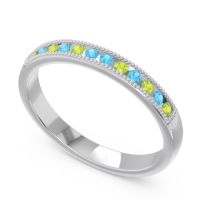 Half Eternity Milgrain Channel Set Tulita Band