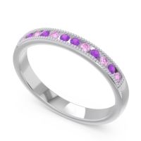 Half Eternity Milgrain Channel Set Tulita Band