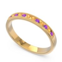 Half Eternity Milgrain Channel Set Tulita Band