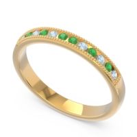 Half Eternity Milgrain Channel Set Tulita Band