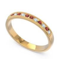 Half Eternity Milgrain Channel Set Tulita Band