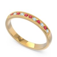 Half Eternity Milgrain Channel Set Tulita Band