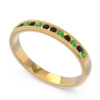 Half Eternity Milgrain Channel Set Tulita Band