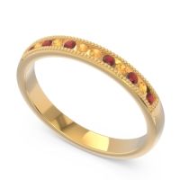 Half Eternity Milgrain Channel Set Tulita Band