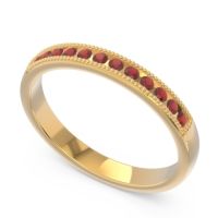 Half Eternity Milgrain Channel Set Tulita Band