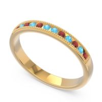Half Eternity Milgrain Channel Set Tulita Band
