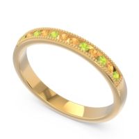 Half Eternity Milgrain Channel Set Tulita Band
