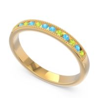 Half Eternity Milgrain Channel Set Tulita Band