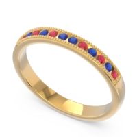 Half Eternity Milgrain Channel Set Tulita Band