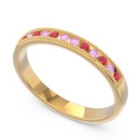 Half Eternity Milgrain Channel Set Tulita Band