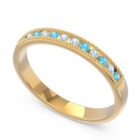 Half Eternity Milgrain Channel Set Tulita Band