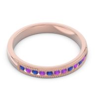 Half Eternity Milgrain Channel Set Tulita Band