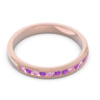 Half Eternity Milgrain Channel Set Tulita Band