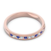 Half Eternity Milgrain Channel Set Tulita Band
