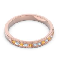 Half Eternity Milgrain Channel Set Tulita Band