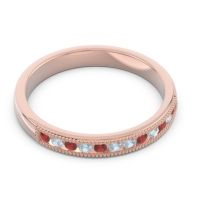 Half Eternity Milgrain Channel Set Tulita Band