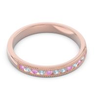 Half Eternity Milgrain Channel Set Tulita Band