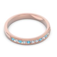 Half Eternity Milgrain Channel Set Tulita Band