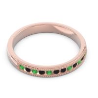 Half Eternity Milgrain Channel Set Tulita Band