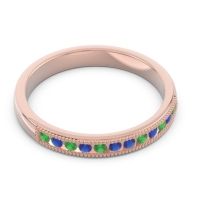 Half Eternity Milgrain Channel Set Tulita Band