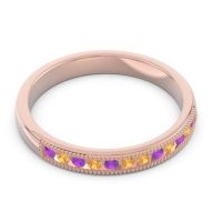 Half Eternity Milgrain Channel Set Tulita Band