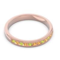 Half Eternity Milgrain Channel Set Tulita Band