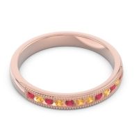 Half Eternity Milgrain Channel Set Tulita Band